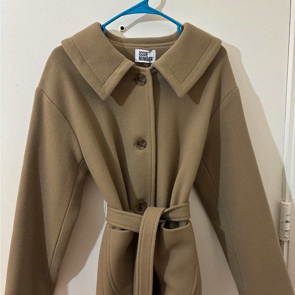 Women's ISSUE NUMBER Cocoa Coat NWT